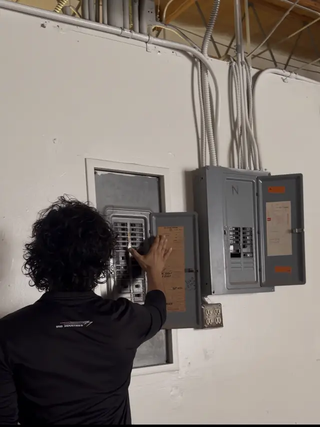 Nathan Barboza Garcia, owner of BNG Industries, at work